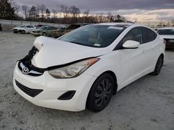 Salvage cars for sale at Spartanburg, SC auction: 2013 Hyundai Elantra GLS