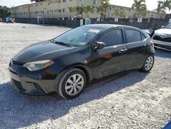 Salvage cars for sale at Opa Locka, FL auction: 2016 Toyota Corolla L