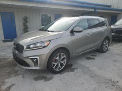 Salvage cars for sale at Fort Pierce, FL auction: 2019 KIA Sorento SX