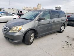 Salvage cars for sale at New Orleans, LA auction: 2007 Honda Odyssey EXL