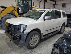 Salvage cars for sale at Cahokia Heights, IL auction: 2015 Nissan Armada Platinum