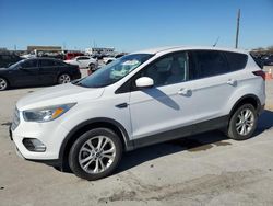 Salvage cars for sale at Grand Prairie, TX auction: 2019 Ford Escape SE