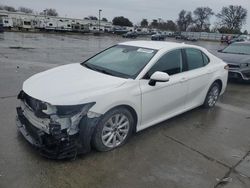 Toyota Camry salvage cars for sale: 2020 Toyota Camry LE