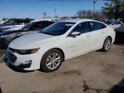 Chevrolet salvage cars for sale: 2020 Chevrolet Malibu LT