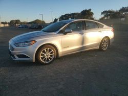 Salvage cars for sale at San Diego, CA auction: 2017 Ford Fusion SE Hybrid