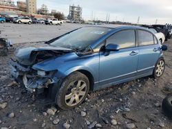 Salvage cars for sale at New Orleans, LA auction: 2008 Honda Civic LX