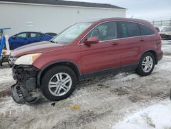 Salvage cars for sale at Portland, MI auction: 2011 Honda CR-V EXL