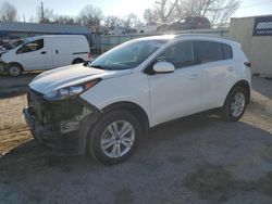 Salvage cars for sale at Wichita, KS auction: 2018 KIA Sportage LX