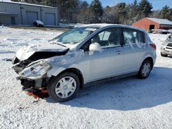 Salvage cars for sale at Mendon, MA auction: 2007 Nissan Versa S