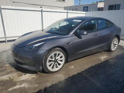 Salvage cars for sale at Opa Locka, FL auction: 2022 Tesla Model 3