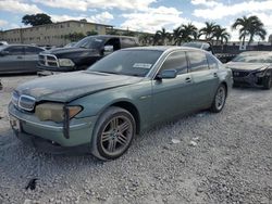 BMW Vehiculos salvage en venta: 2004 BMW 760 LI