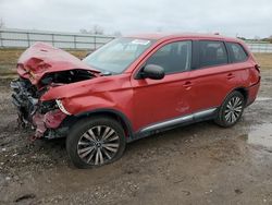 Salvage cars for sale at Houston, TX auction: 2019 Mitsubishi Outlander ES