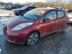 Salvage cars for sale at auction: 2015 Nissan Leaf S