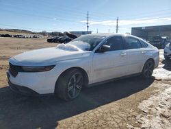 Salvage cars for sale at Colorado Springs, CO auction: 2024 Honda Accord Hybrid Sport