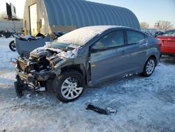 Salvage cars for sale at Wichita, KS auction: 2013 Hyundai Elantra GLS