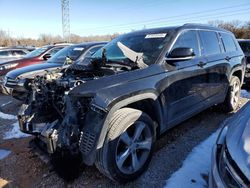 Salvage cars for sale at Oklahoma City, OK auction: 2021 Jeep Grand Cherokee L Limited