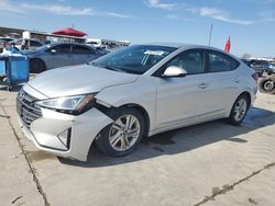 Salvage cars for sale at Grand Prairie, TX auction: 2020 Hyundai Elantra SEL