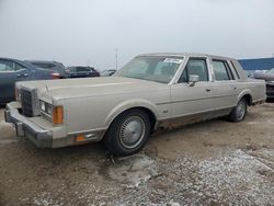 Salvage cars for sale at Woodhaven, MI auction: 1989 Lincoln Town Car