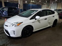 Salvage cars for sale at Woodhaven, MI auction: 2014 Toyota Prius