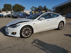 Salvage cars for sale at auction: 2017 Tesla Model S