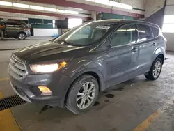 Salvage cars for sale at Dyer, IN auction: 2019 Ford Escape SE