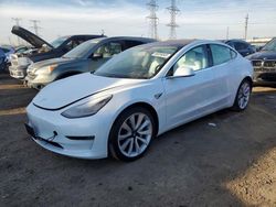 Tesla salvage cars for sale: 2018 Tesla Model 3