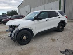 Salvage cars for sale at Apopka, FL auction: 2022 Ford Explorer Police Interceptor