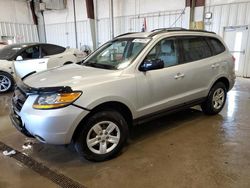 Salvage cars for sale at Franklin, WI auction: 2009 Hyundai Santa FE GLS