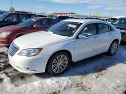 Salvage cars for sale from Copart Cahokia Heights, IL: 2012 Chrysler 200 Limited