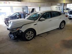 Salvage cars for sale at Indianapolis, IN auction: 2018 KIA Optima LX