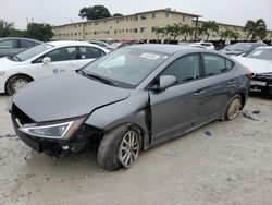 Salvage cars for sale at Opa Locka, FL auction: 2019 Hyundai Elantra SE