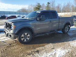 Salvage cars for sale at Davison, MI auction: 2011 Ford F150 Super Cab