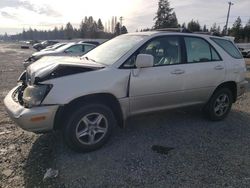 Salvage cars for sale at Graham, WA auction: 2000 Lexus RX 300