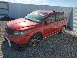 Salvage cars for sale at Riverview, FL auction: 2015 Dodge Journey Crossroad