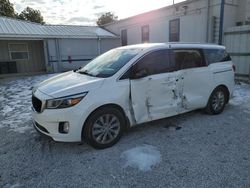 Salvage cars for sale at auction: 2017 KIA Sedona EX