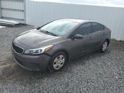 Salvage cars for sale at Riverview, FL auction: 2017 KIA Forte LX