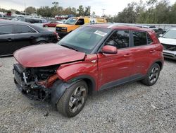 Salvage cars for sale at Riverview, FL auction: 2024 Hyundai Venue SEL