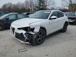 Salvage cars for sale at North Billerica, MA auction: 2018 Alfa Romeo Stelvio TI