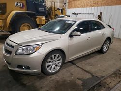 Chevrolet salvage cars for sale: 2013 Chevrolet Malibu 2LT