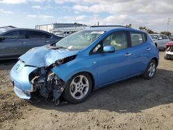 Nissan salvage cars for sale: 2011 Nissan Leaf SV