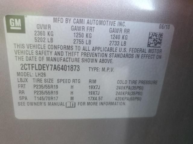 2010 GMC Terrain SLE