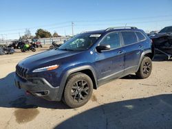 Salvage cars for sale at Nampa, ID auction: 2015 Jeep Cherokee Trailhawk