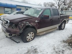 Ford salvage cars for sale: 2008 Ford F150 Supercrew