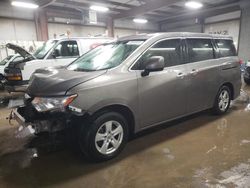 Salvage cars for sale at Elgin, IL auction: 2015 Nissan Quest S