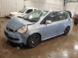 Honda salvage cars for sale: 2008 Honda FIT Sport