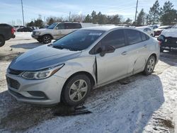 Chevrolet salvage cars for sale: 2016 Chevrolet Cruze LS