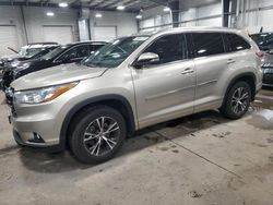 Toyota Vehiculos salvage en venta: 2016 Toyota Highlander XLE