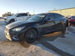 Salvage cars for sale at Haslet, TX auction: 2019 Infiniti Q50 Luxe