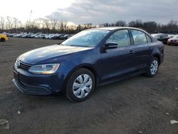 Salvage cars for sale at New Britain, CT auction: 2012 Volkswagen Jetta SE