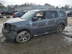 Salvage cars for sale at Hampton, VA auction: 2013 Honda Pilot Touring